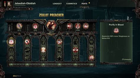 The builds will be displayed here on this page under "Most Recently Updated". . Best zealot feats darktide